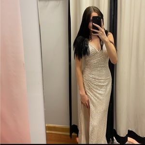 GRAD DRESS (ONLY WORN ONCE)